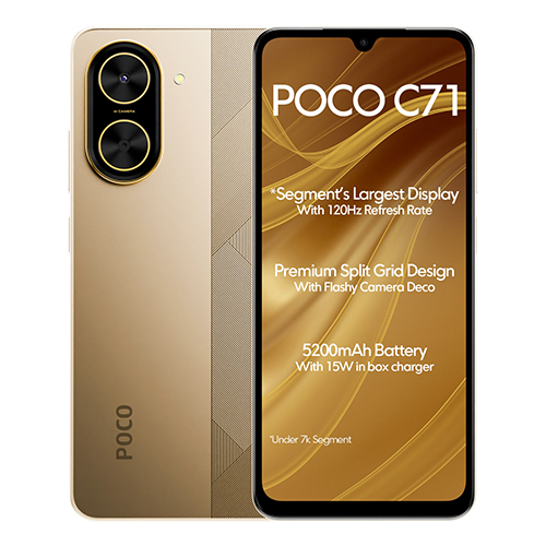 گوشی موبایل شیائومی مدل Poco C71 4G ظرفیت...